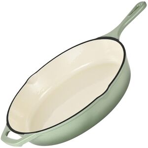 Hamilton Beach Cast Iron Fry Pan 12in Green NoSize