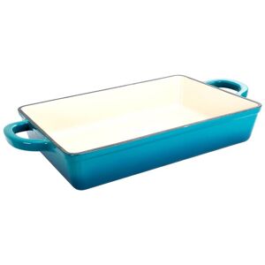 Crockpot Artisan 13in Enameled Cast Iron Lasagna Pan Teal NoSize
