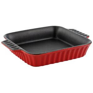 Crockpot Denhoff 8in Non Stick Ribbed Casserole Red NoSize