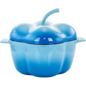 MegaChef Pepper Shaped 3qt Enameled Cast Iron Casserole NoColor NoSize