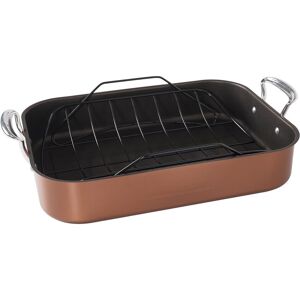 Nordic Ware Extra Large Copper Roaster with Rack Copper NoSize
