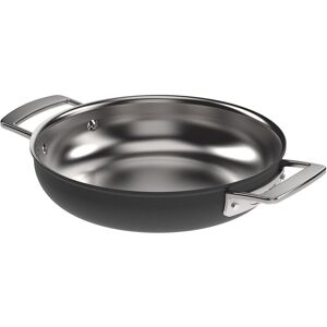 Demeyere Black 5 Stainless Steel with Ceramic 9.5in Double Handle Fry Pan NoColor NoSize