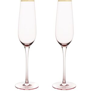 Twine Rose Crystal Champagne Flute Set NoColor NoSize Twine Rose Crystal Champagne Flute Set NoColor NoSize