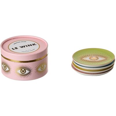 Jonathan Adler Le Wink Coasters Multicolor NoSize Jonathan Adler Le Wink Coasters Multicolor NoSize
