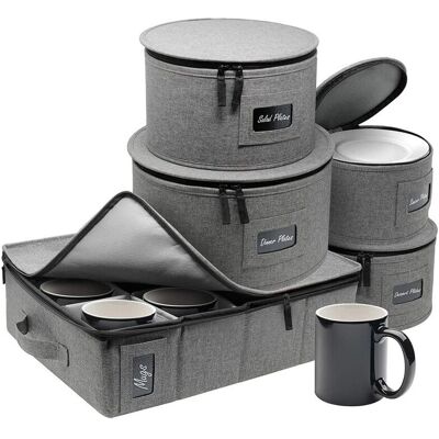 Sorbus 5pc Dinnerware Storage Set NoColor NoSize Sorbus 5pc Dinnerware Storage Set NoColor NoSize