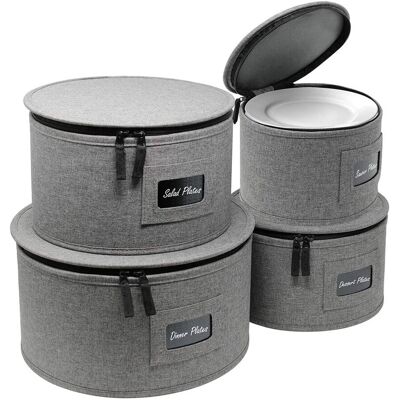 Sorbus 4pc Dinnerware Storage Set NoColor NoSize Sorbus 4pc Dinnerware Storage Set NoColor NoSize