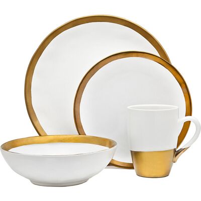 Godinger Terre D'or 4pc Dinner Set NoColor NoSize Godinger Terre D'or 4pc Dinner Set NoColor NoSize