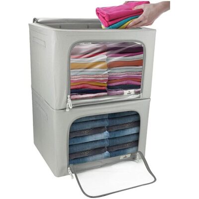 Sorbus 2pc Storage Box With Window NoColor NoSize Sorbus 2pc Storage Box With Window NoColor NoSize