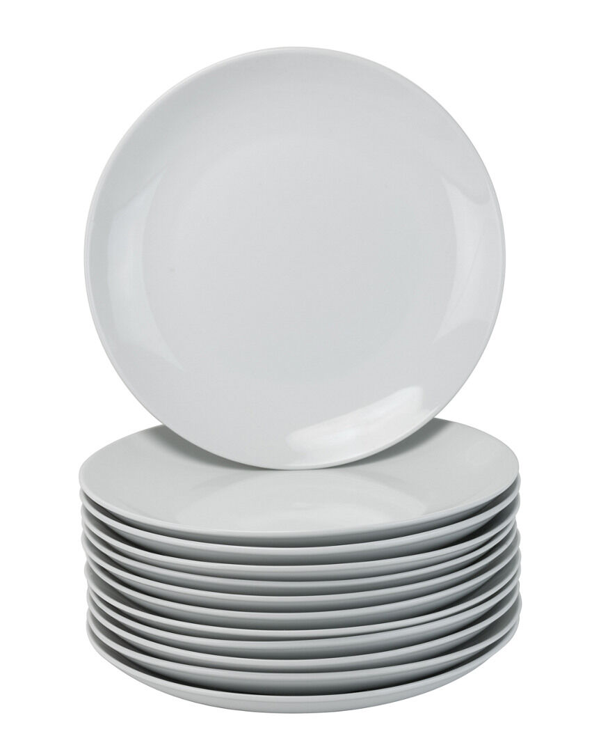 Ten Strawberry Street Coupe Set of 12 Dinner Plates NoColor NoSize