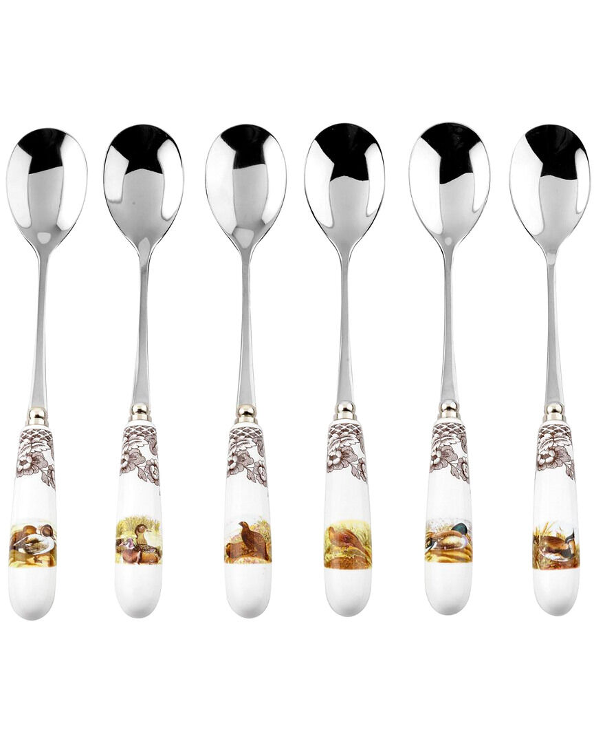 Spode Woodland Cutlery Set of 6 Tea Spoons NoColor NoSize