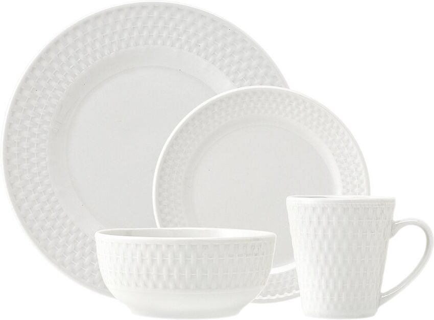 Godinger Avea 16pc Dinnerware Set White NoSize