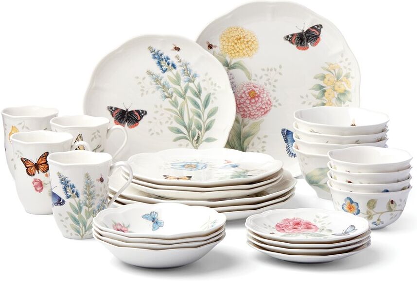 Lenox Butterfly Meadow 28Pc Dinnerware Set Multi NoSize