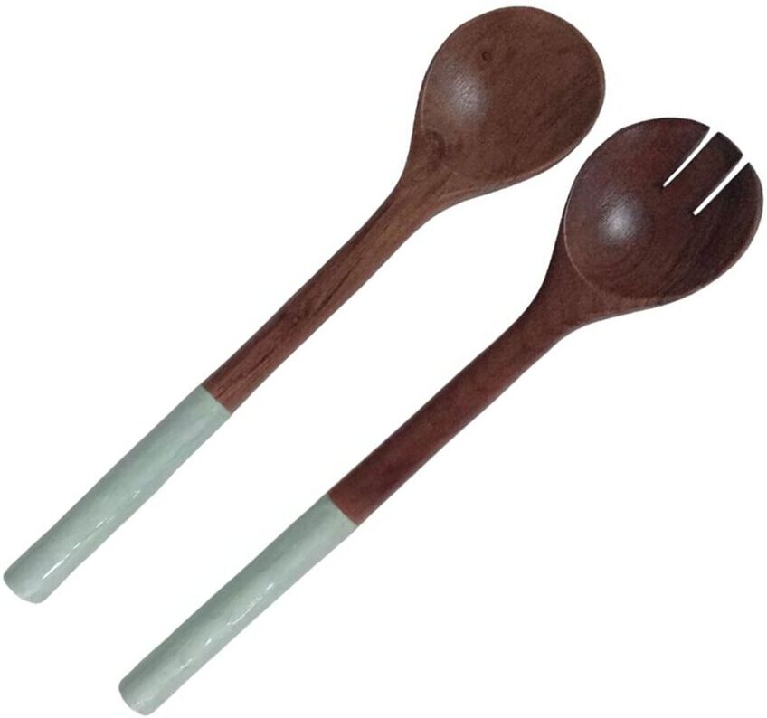 Godinger Capri Mint Salad Server Set Brown NoSize