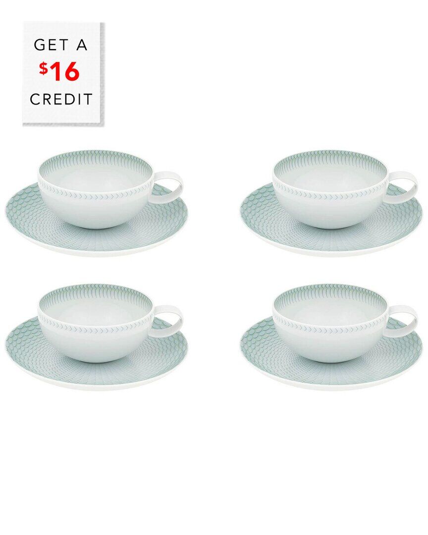 Vista Alegre Venezia Tea Cup And Saucers (Set Of 4) with $16 Credit Multi NoSize