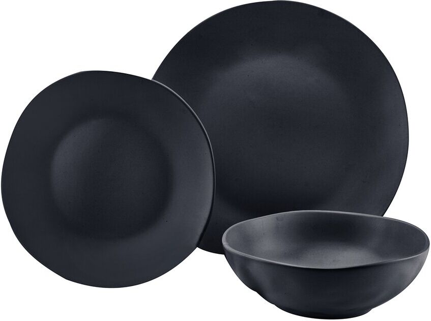 Godinger Aspero Stoneware 12pc Dinnerware Set NoColor NoSize