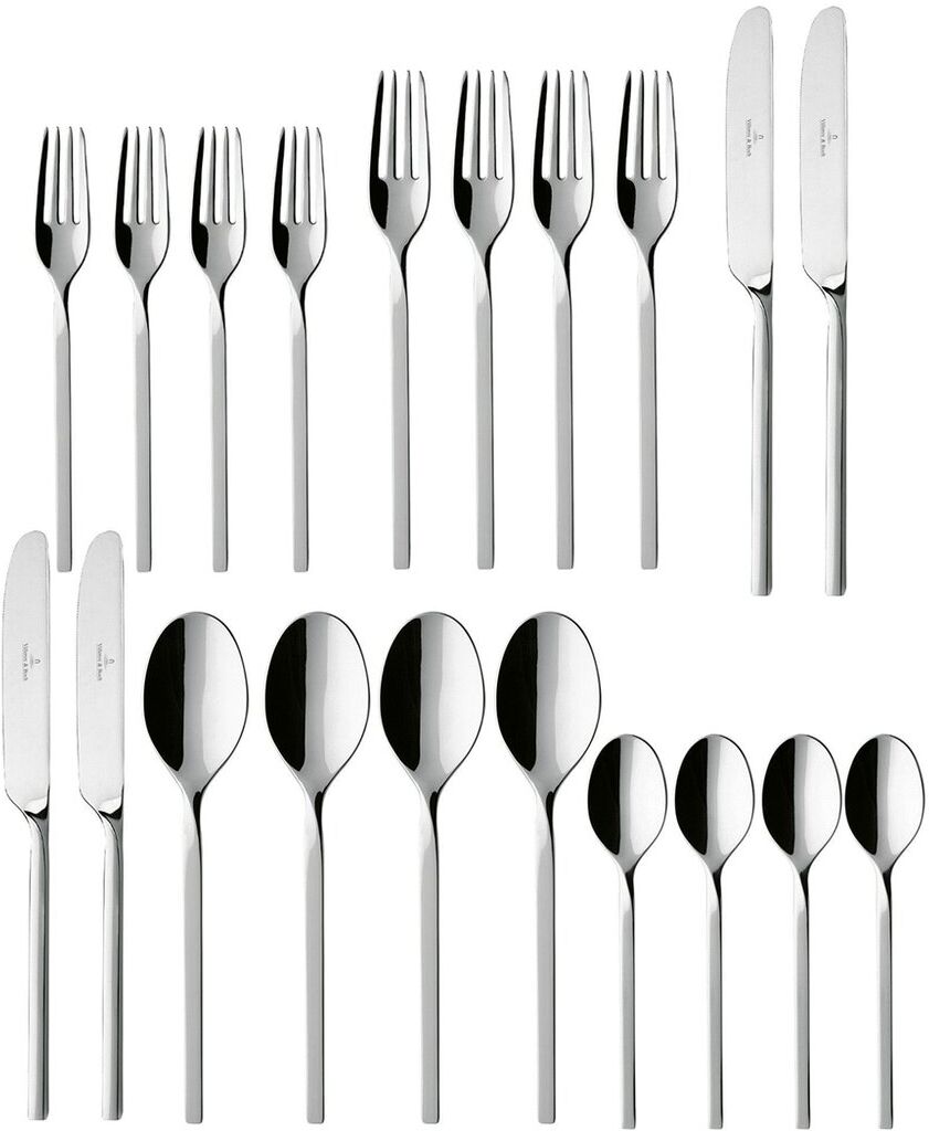 Villeroy & Boch New Wave 20pc Flatware Set Silver NoSize