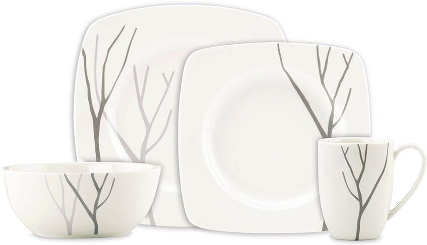 Lenox Park City Square 4 PC Dinnerware Set White NoSize