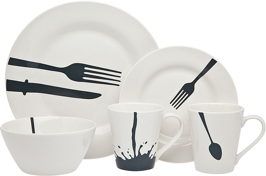 Godinger 16pc Acme Dinnerware Set NoColor NoSize