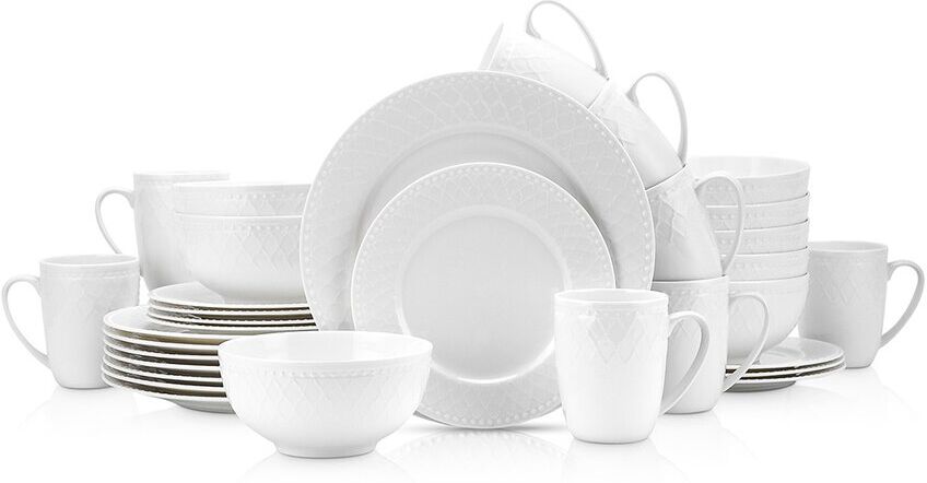 Stone Lain Alexandria 32pc Bone China Dinnerware Set NoColor NoSize