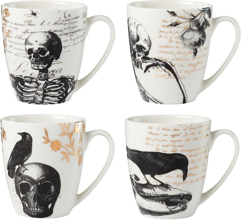 Lenox Set of 4 Vintage Halloween Mugs NoColor NoSize