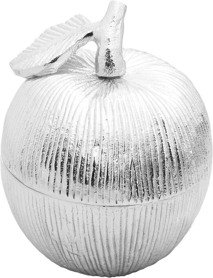 Alice Pazkus Silver Apple Shaped Honey Jar With Spoon NoColor NoSize