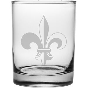 Susquehanna Set of Four 14oz Crested Fleur De Lis DOFs NoColor NoSize