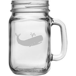 susquehanna Set of Four Whale 16oz Mason Jars NoColor NoSize