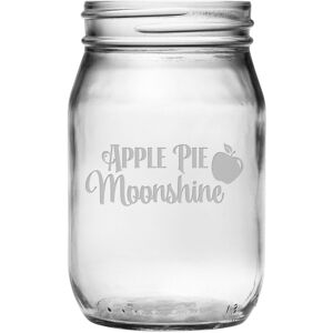 Susquehanna Glass "Apple Pie Moonshine" Set of Four 16oz Drinking Jars NoColor NoSize