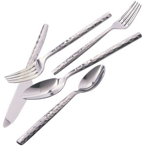 10 Strawberry Street Hammer Forged 20pc Flatware Set NoColor NoSize