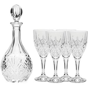 Godinger Dublin 5pc Crystal Wine Set NoColor NoSize