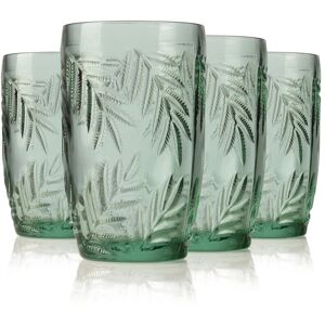 Godinger Set of 4 Bali Highballs Green NoSize