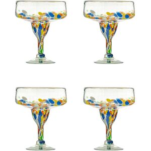 10 Strawberry Street Set of 4 San Lucas Mexican Margarita Glasses NoColor NoSize