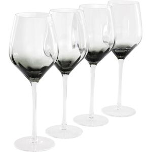 Sur La Table Cambron 4pc Handmade White Wine Glasses Black NoSize