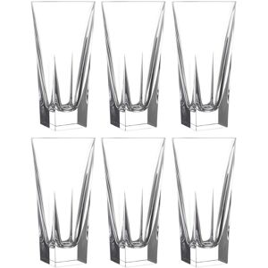 Barski European Crystal Glass Highball Glasses Set of 6 Clear NoSize