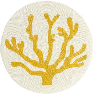 Tiramisu Coral Placemat Yellow NoSize