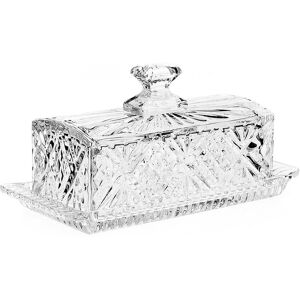 Godinger Dublin Crystal Butter Dish Clear NoSize