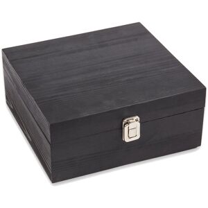 Bey-Berk Boulevardier Set with Whiskey Glass, 12 Whiskey Stones, Cigar Cutter & Slate Coaster Black NoSize