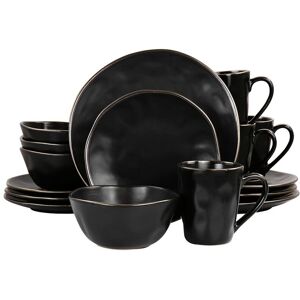 Elama Modern 16pc Stoneware Dinnerware Set NoColor NoSize