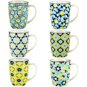 Certified International Tapestry Set of 6 Mugs NoColor NoSize
