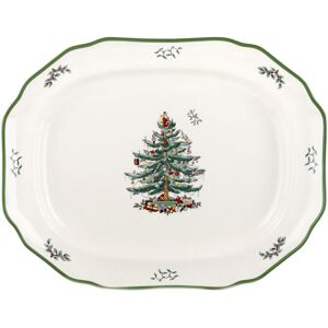Spode Christmas Tree Sculpted Platter NoColor NoSize