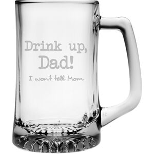 Susquehanna Glass Susquehanna Glass Drink Up Dad Jumbo Beer Mug NoColor NoSize