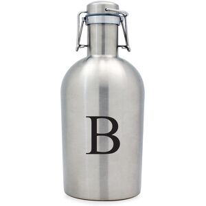 Susquehanna Glass Monogrammed Block 64oz Beer Growler, (A-Z) NoColor c