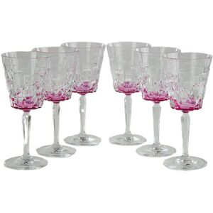 Vivience Set of 6 Water Glasses with Bottom Detail NoColor NoSize