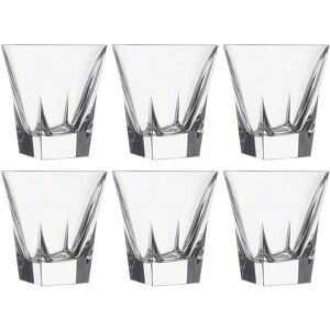 Barski European Crystal Glass Double Old Fashioned Tumblers Set of 6 NoColor NoSize