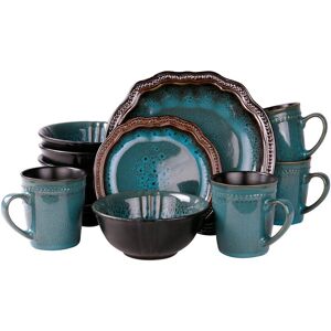 Elama Mystic Waves 16pc Dinnerware Set NoColor NoSize