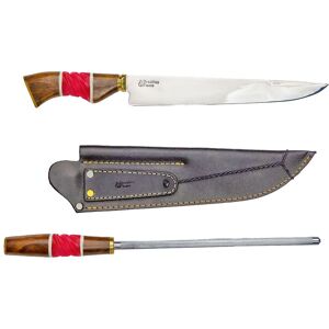 Brazilian Flame 10in Traditional Line Knife with Sharpener NoColor NoSize