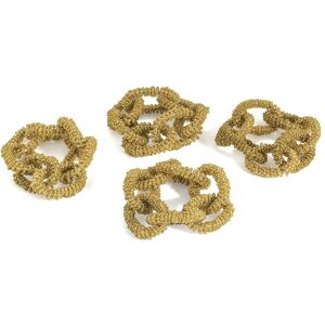 Tiramisu Golden Chain Napkin Rings NoColor NoSize