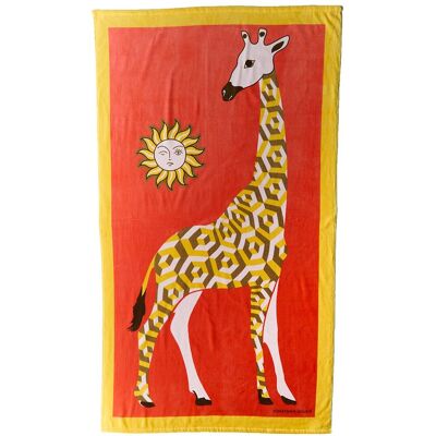 Jonathan Adler Giraffe Beach Towel Orange NoSize Jonathan Adler Giraffe Beach Towel Orange NoSize