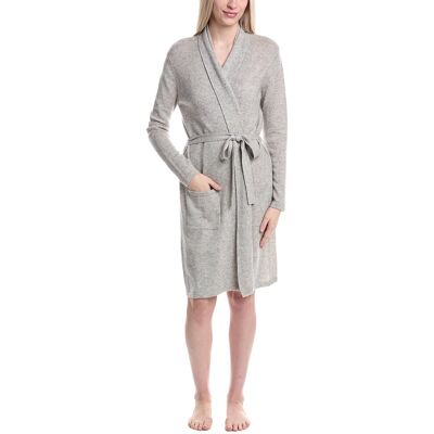 Sofia Cashmere sofiacashmere Classic Cashmere & Wool-Blend Jersey Robe Grey s Sofia Cashmere sofiacashmere Classic Cashmere & Wool-Blend Jersey Robe Grey s