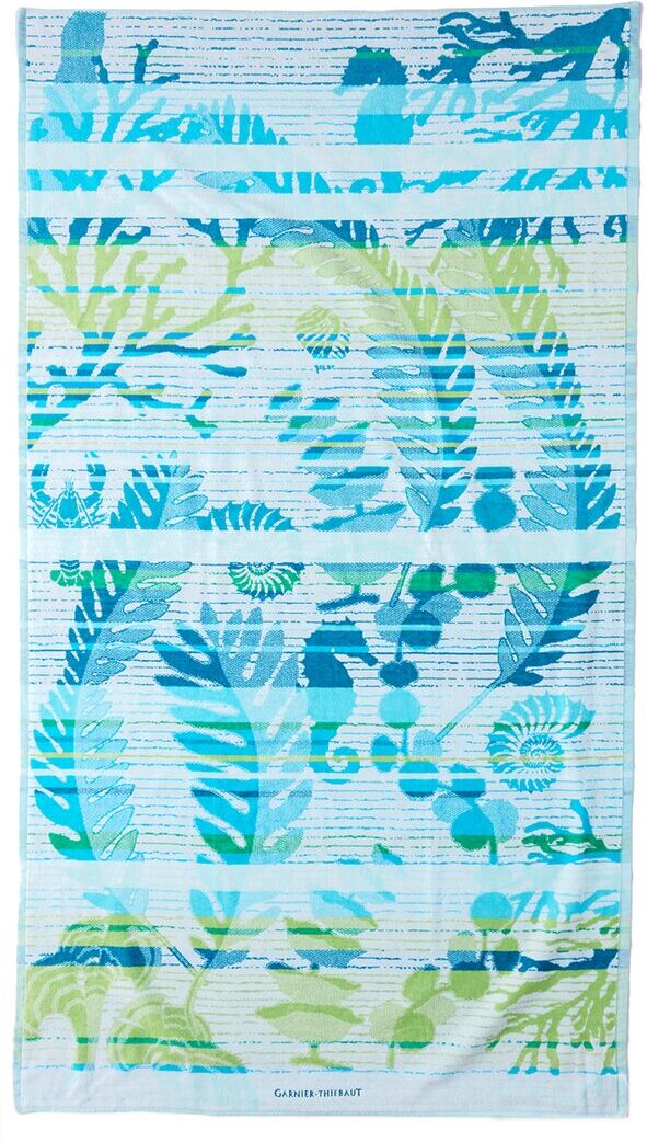 Garnier Thiebaut Sous La Mer Aqua Cotton Beach Towel Multi os